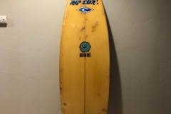 1989 6’9” Tom Curren personal board shaped by Dave Parmenter